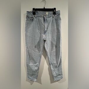 Vintage Levi’s 550 womens High Rise Light Blue Denim Jeans size 18L